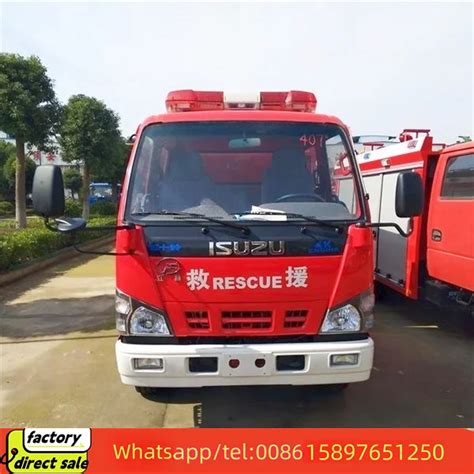 Japan Isuzu Water Foam Fire Fighting Truck Price Use For Emergency For