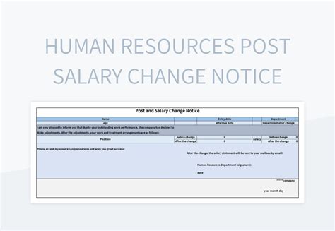 Free Change Notice Templates For Google Sheets And Microsoft Excel