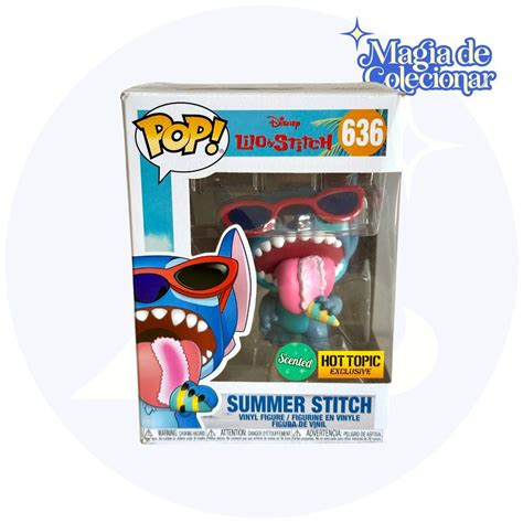 Funko Pop Disney Lilo Stitch Summer Stitch 636 Hot Topic Detalhes Shopee Brasil