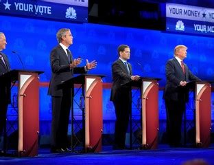 Los candidatos republicanos más agresivos en el tercer debate presidencial