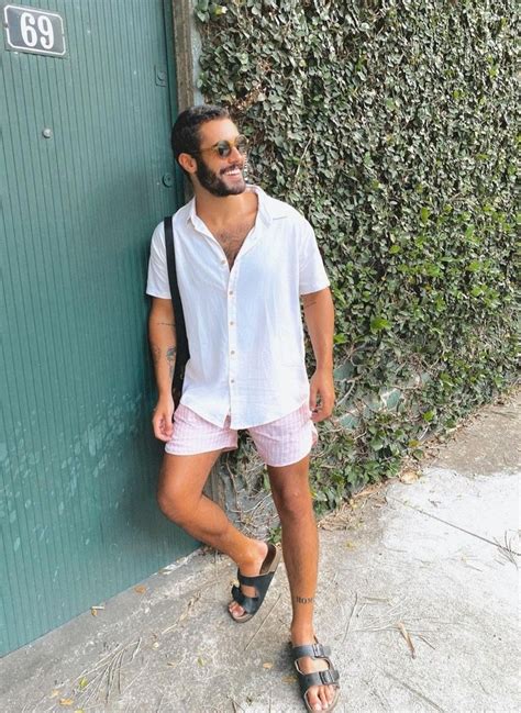 Pin By Le N S Arellano On Birkenstock Sandals Mens Summer Outfits