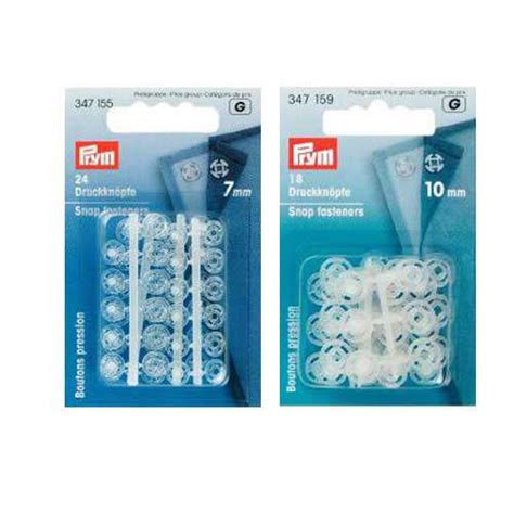 Boutons Pression Transparents Prym Le G Ant Des Beaux Arts N De