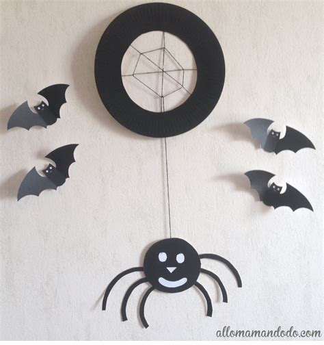 Tuto Diy D Halloween L Araign E Base D Assiette En Carton Allo