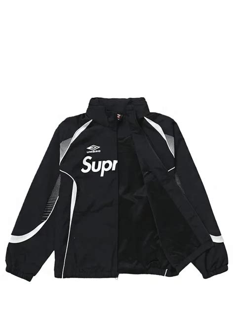 Supreme Umbro Track Jacket Black Original São Paulo