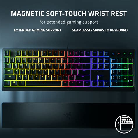 Razer Ornata V3 Gaming Keyboard Low Profile Keys Mecha Membrane