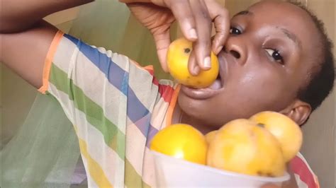 Asmr Nigerian African Mango Eating And Benefitsmango Fruit Platter Youtube