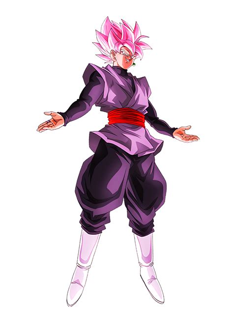 Goku Black Rose Dragon Ball Dark Aura Super Saiyan Anime Png