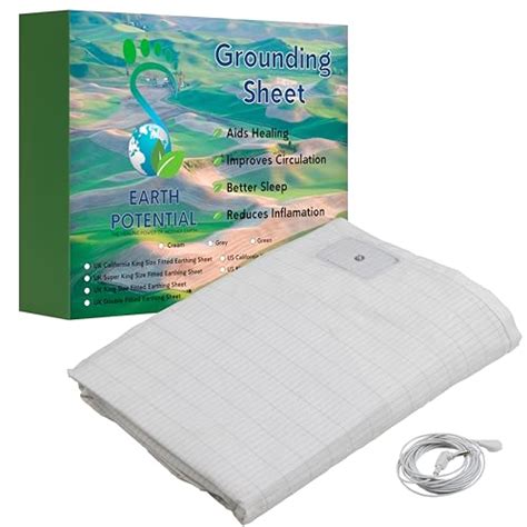 Earthing Grounding Fitted King Size Sheet Earthing Sheet For Healing