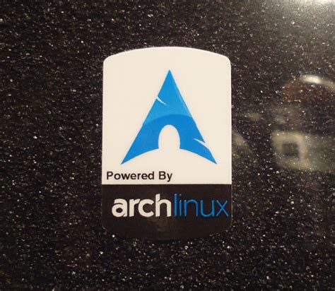 Arch Linux Label Aufkleber Sticker Badge Logo 19cm X Etsy Uk