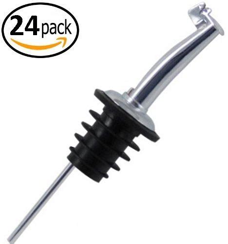 Metal Speed Pourer With Hinged Flip Cap Pack Of 24 Home