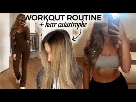 LULULEMON HAUL CURRENT WORKOUT ROUTINE HAIR DIY DISASTER I Turned