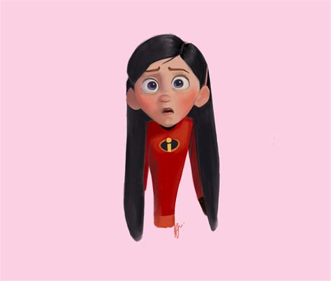 Violet Parr The Incredibles Disney Fan Art Pixar Concept Art – NBKomputer