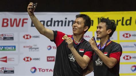 Ranking BWF Ahsan Hendra Kukuh Di Peringkat 2 Fajar Rian Naik