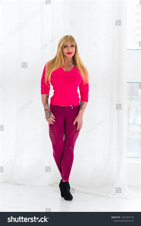 Sexy Mature Fit Athletic Woman Demonstrates Stock Photo 1331395139 Shutterstock