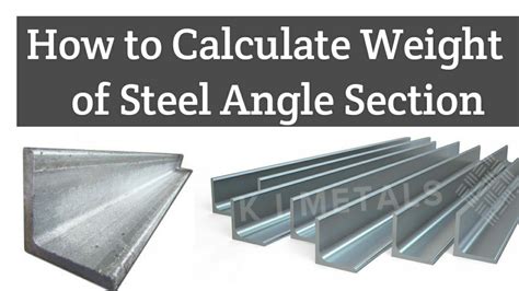 Steel Angle Bar Weight Calculator