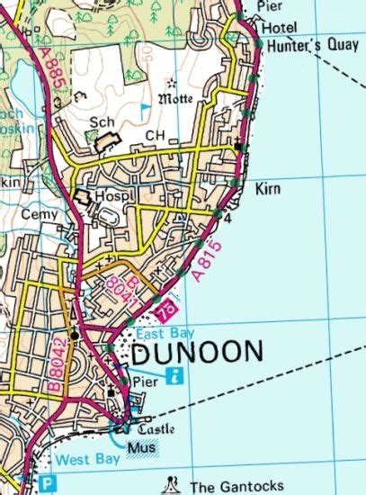 Photographs of the town of Dunoon on the Firth of Clyde on the West Coast of Scotland