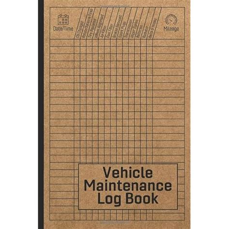 Snapklik Vehicle Maintenance Log Book Car Repair Journal