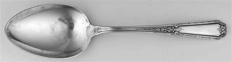 Louis XIV Sterling 1924 No Monograms Vegetable Serving Spoon Solid