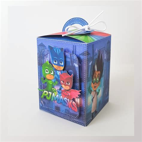 Caixa alça PJ Mask qualquer tema personalizado no Elo7