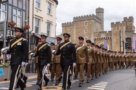 Royal Welcome Home From Mali For The Welsh Cavalry The British Army