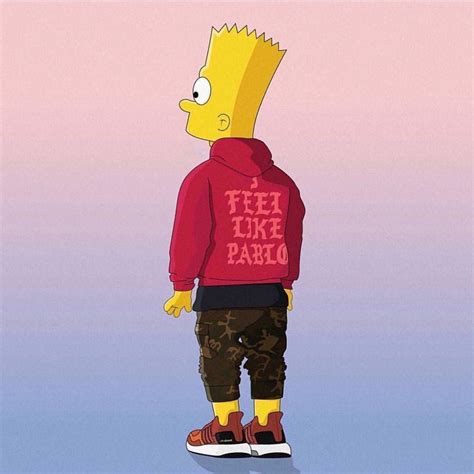 Supreme Bart Simpson Wallpapers Wallpaper Cave