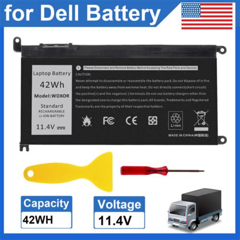 WDX0R Battery For Dell Inspiron 5570 P75F001 7560 7572 Latitude 3480