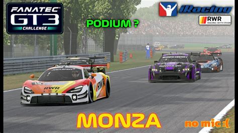 IRacing GT3 Fixed New McLaren 720S EVO Monza 24S4WK2 YouTube