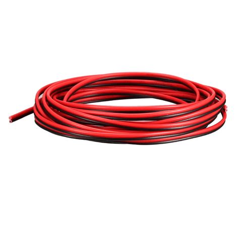 Extension Cable Wire Cord 2pin 24 Awg Parallel Wire 3 Meters Length Red