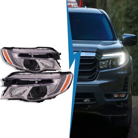 Amazon Perde Headlight Set Full Led W Led Drl Lens Compatible With