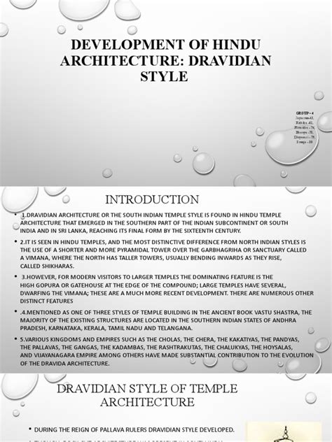 Dravidian Architecture | PDF