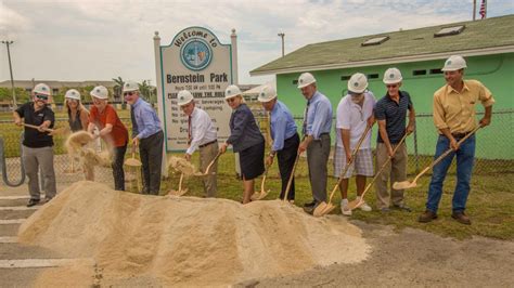 Redevelopment Groundbreaking Held At Bernstein Park On Stock Island