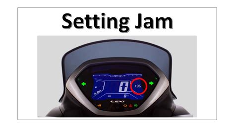 Cara Setting Pengaturan Jam Di Speedometer Yamaha Lexi Youtube