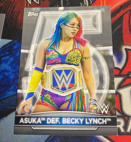 Topps Wwe Women S Division Wrestling Card Asuka Becky Lynch Sc