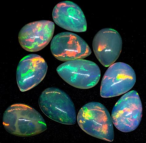 AAA Grade Opal Welo Opal Opal Crystal Multi Fire Opal Etsy