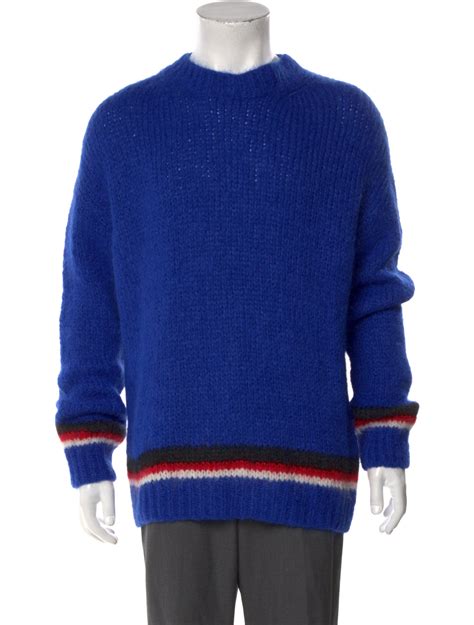 Pringle Of Scotland Cashmere Argyle Sweater Blue Sweaters Clothing