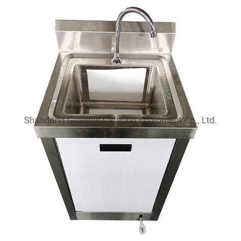 Guanbai Shandong Commercial Sink Stainless Steel Hands Free Hand Sink