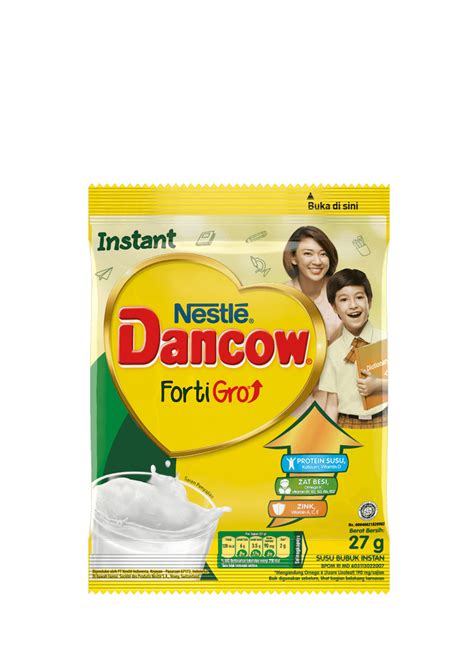 Susu Dancow Fortigro Sachet Gr Susu Bubuk Fullcream Instant