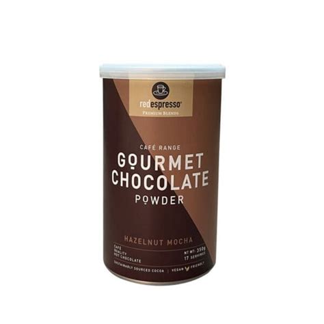 Original Café Choc Gourmet Hot Chocolate 350g Tin Red Espresso
