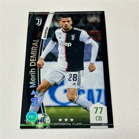 【目立った傷や汚れなし】♪♪wccf Footista 2020 Extra メリフ・デミラル Merith Demiral Juventus