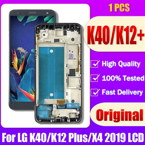 Original 5 7 For LG K40 LCD LMX420 LMX420EMW LM X420 Display Touch