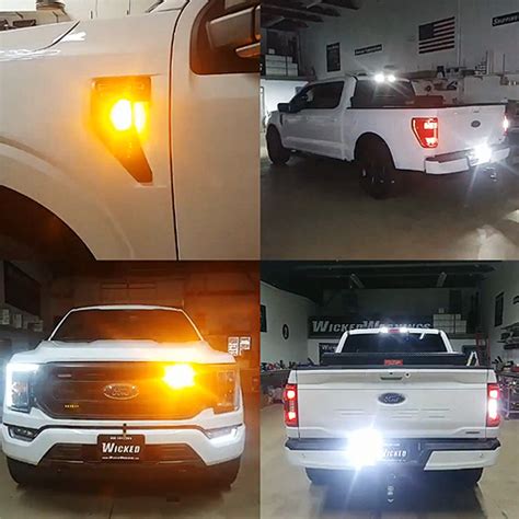 2021 F 150 Amber White Strobe Lights Kit