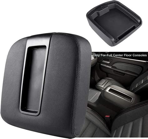 Car & Truck Interior Consoles & Parts OEM NEW Front Center Console Arm Rest Lid Black 07-13 GM ...