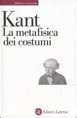 La Metafisica Dei Costumi Immanuel Kant Libro Laterza Biblioteca