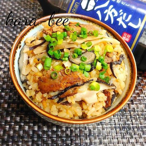 八方だしと塩こんぶで簡単♪さんま缶ときのこの炊き込みご飯 ｜料理のレシピや作り方｜暮らしニスタ