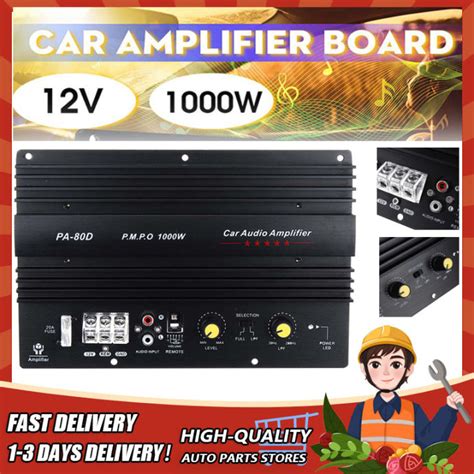 12v 1000w Car Audio High Power Amplifier Amp Board Mono Powerful Bass