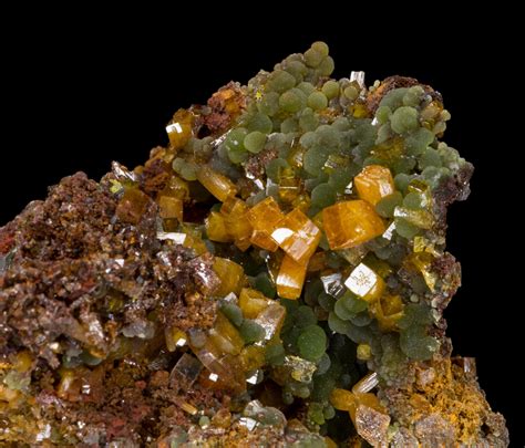 Pseudocubic Wulfenite W Mimetite 2008 Find San Juan Poniente Mina