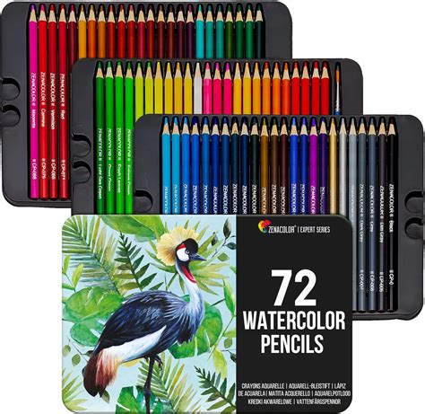 Amazon Zenacolor Professional Watercolor Pencils Set Of