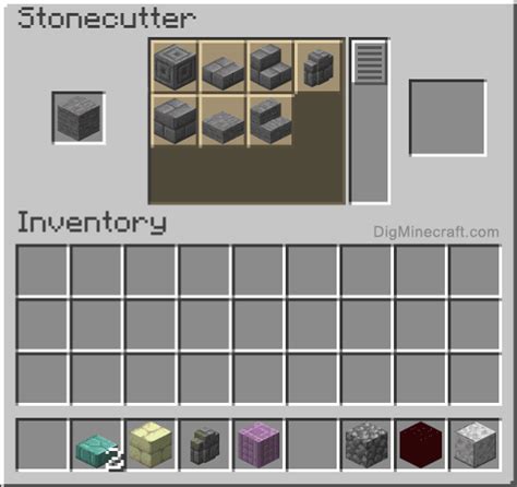 Stone Cutter Recipe Mc : Stonecutter Minecraft Recipe How To Make A ...