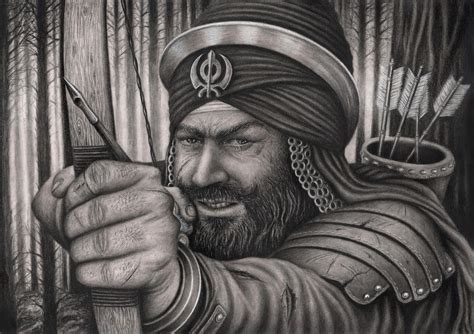 Banda Singh Bahadur Graphite Drawing By Pen Tacular Artist On Deviantart