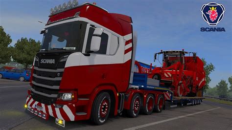 Ets2 V130 I Mod ★ New Scania S And R 8x2 Chassis Deutschhd Youtube